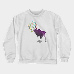 Christmas Reindeer Inspired Silhouette Crewneck Sweatshirt